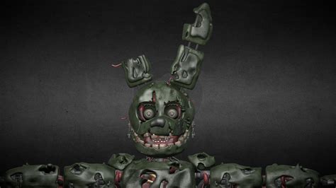 Stylized Springtrap By Mclazycraft Fnaf Download Free 3d Model By