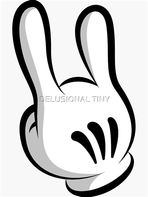 Metal Hand Sticker For Sale By Flothwest Redbubble