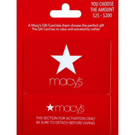 The macy's credit card, issued by department stores national bank, offers deep discounts for consumers who you'll use your macy's credit card to redeem star money at the till, over the phone, or online for macy's if you carry a balance, the rewards you earn won't even be close to worth it. Macy's Gift Card, $25-$200 | Casey's Foods