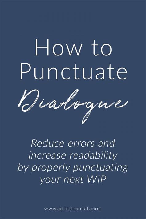 How to punctuate dialogue within a quote. How to Punctuate Dialogue in Fiction - Between the Lines ...
