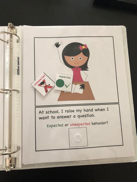 Autism Tank: Expected vs. Unexpected: Behaviors in School Adapted Book