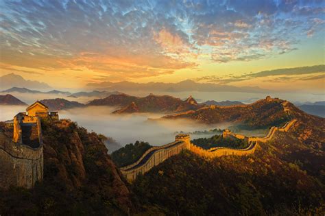 Landscape Great Wall Of China Wallpapers Hd Desktop And