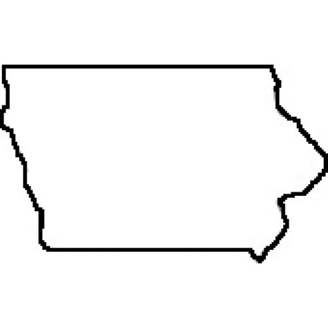 Ia State Outlines Clipart Best