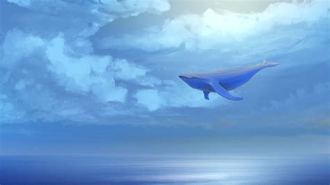 Flying Whales Mark Fonzen Whale Whale Art Sky Art