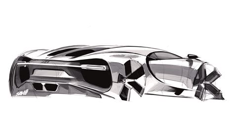 Bugatti Chiron Sketch By Sasha Selipanov Bugatti Chiron Supercar