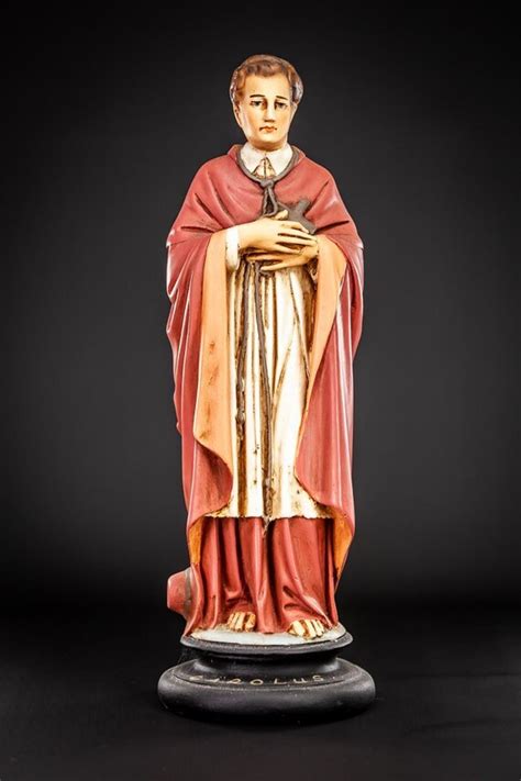 St Charles Borromeo Statue Saint Carolus Cardinal Carlo Etsy