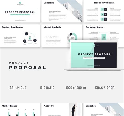 Project Proposal Powerpoint Template Templatemonster