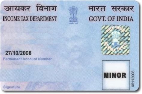 Apply Pan Card For A Minor Online In India Updated You
