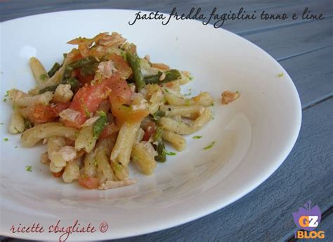 Una delle ricette più gustose, a dimostrazione del fatto che ci si può veramente sbizzarrire, è la seguente: Pasta fredda con fagiolini tonno e lime | Pasta fredda ...