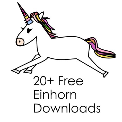 Ausmalbild einhorn fabelwesen einhorner unicorn. vanilleblau : Trendtier Einhorn - Free Printables und ...