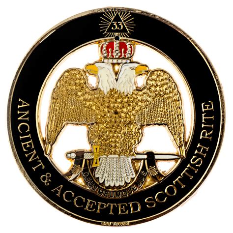 Masonic Regalia 33rd Degree Aasr Set Aproncollar And Gauntlets Wing