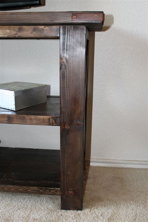 Our Version Of The Rustic X Console Table Ana White