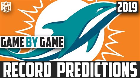 2019 Nfl Record Predictions Miami Dolphins Record Prediction 2019