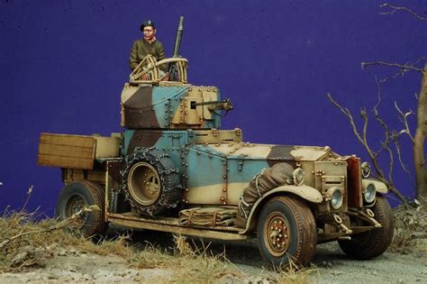 ROLL ROYCE ARMOURED CAR WW Armored Vehicles Ww Tanks Model Tanks