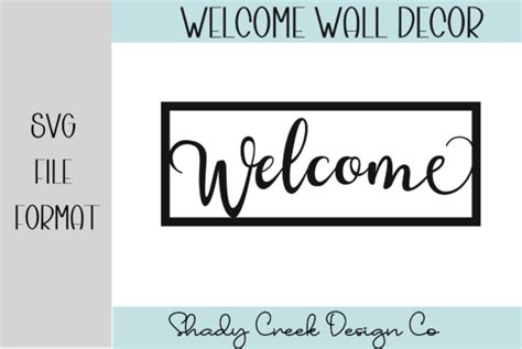 Welcome Sign Cut File Dxg Svg Welcome Svg File Free 3