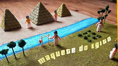Maquete Do Egito Rio Nilo