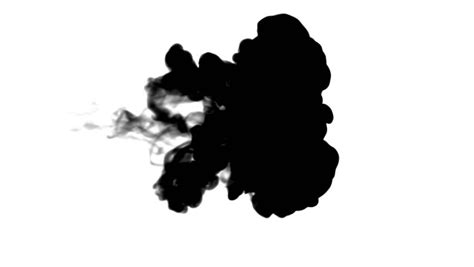 Royalty Free Black Ink Flow On White Moving In Slow Motion 33121219