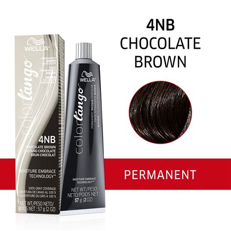 Wella Color Tango 4nb Chocolate Brown Permanent Masque Hair Color