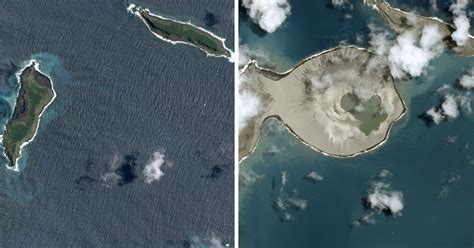 See Extraordinary First Pictures Of Newly Formed Island Discovered In