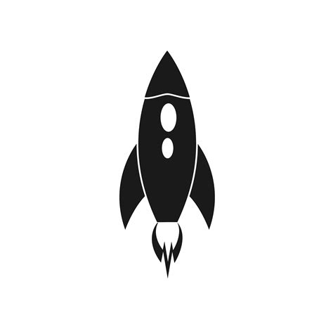 Icon Of Rocket Vector Object Illustrations ~ Creative Market