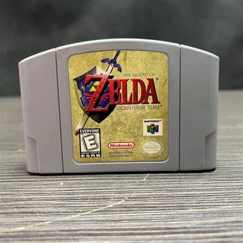 Legend Of Zelda Ocarina Of Time Authentic Nintendo 64 N64 Cartridge