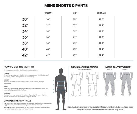 Adidas Pants Size Chart