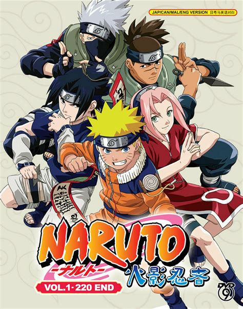 Naruto Complete Original Dvd Boxset Series Eps 1 220 English Etsy