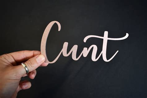 Cunt Rude Wall Art Wall Art Print Rude Quote Funny Etsy