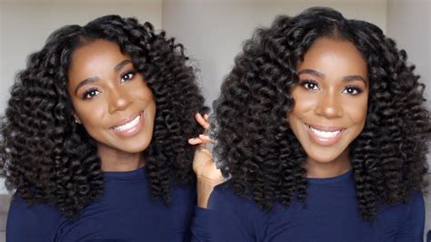 Voluminous Wand Curls On Natural Hair Thelifestyleluxe Youtube