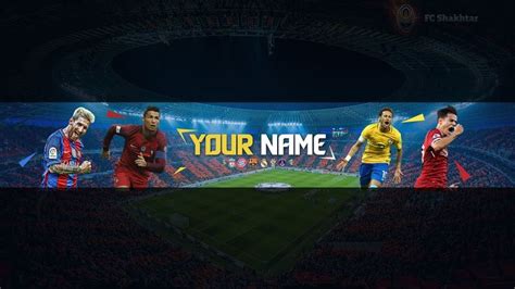 Free Football Banner Template For Youtube Channels 48 Photoshop