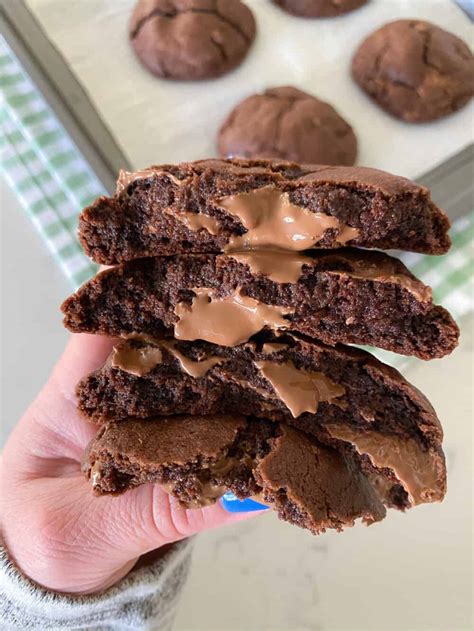 Blend in the cocoa and add baking soda, salt and blend well. Double Chocolate Chip Cookies - Picky Palate - BEST ...