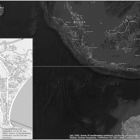 Map Of Pangandaran Island Of Java Indonesia Source Esri 34