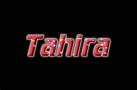 tahira logo free name design tool from flaming text