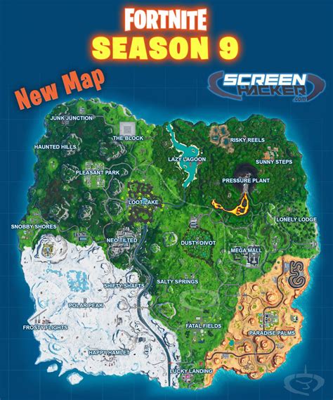 Fortnite Season 9 Map