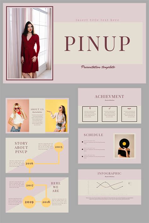 Pinup Powerpoint Template For 18