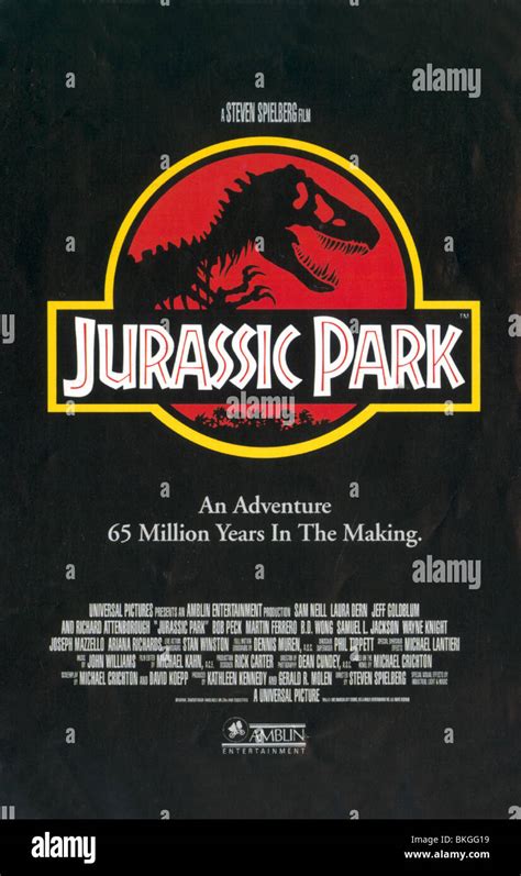 Jurassic Park Poster Fotos E Imágenes De Stock Alamy