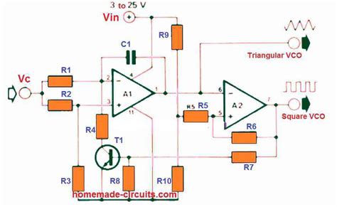 Op Amp Voltage Controlled Oscillator