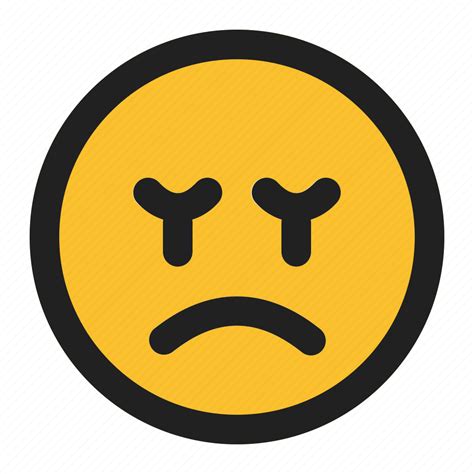 Crying Emoji Emoticon Expression Face Sad Icon Download On