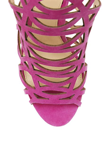 Vince Camuto Kristana - Cutout High Heel Sandal in Pink - Lyst