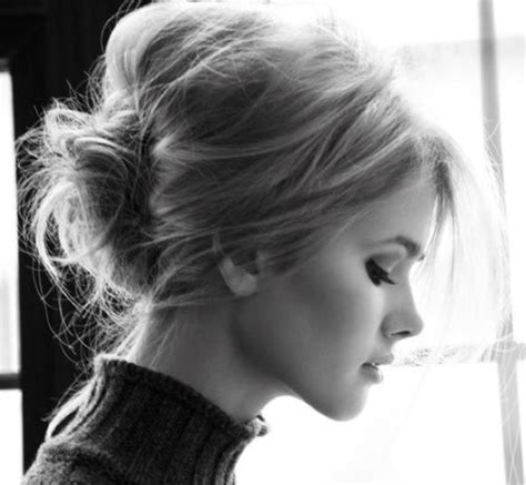Something Blond Messy Buns And Sweaters