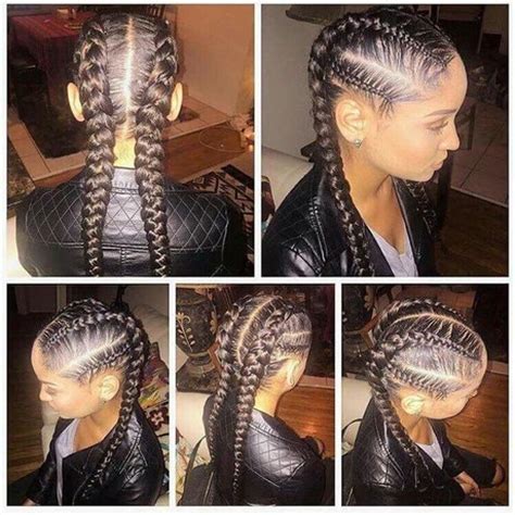 Styles with box braids update your regular buns while protecting your real hair too. Cute quick braided hairstyles