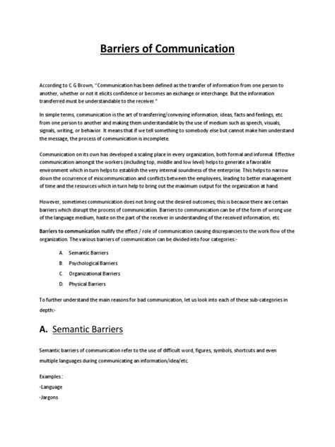 The new world information and communication order (nwico or nwio) is a term that was coined in a debate over media representations of the developing world in unesco in the late 1970s and early 1980s. 👍 Example of semantic barrier in communication. Physical ...