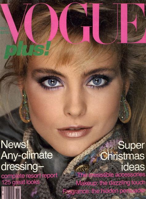 Kim Alexis 80s Vogue Covers Kim Alexis Vogue Vogue Covers