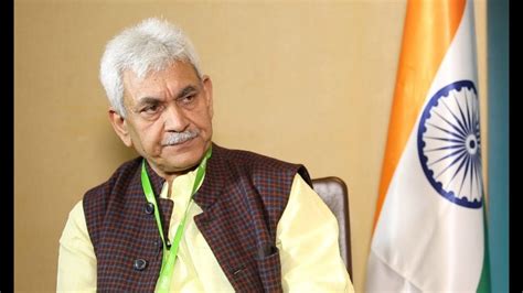 3 time bjp mp manoj sinha appointed as lt governor of j and k