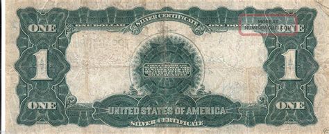 Black Eagle 1899 One Dollar Silver Certificate Large Size Note 1 Bill