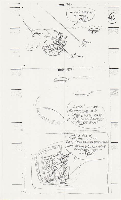 The Return Of Duck Dodgers Storyboard By Michael Maltese Part 2
