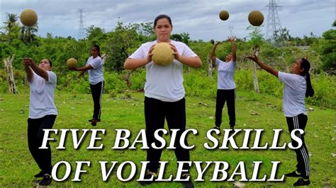 Five Basic Skills Of Volleyball Youtube