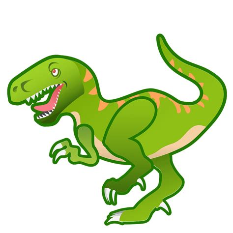 Tyrannosaurus rex was a large carnivore; T-rex clipart. Dibujos animados descargar gratis. | Creazilla
