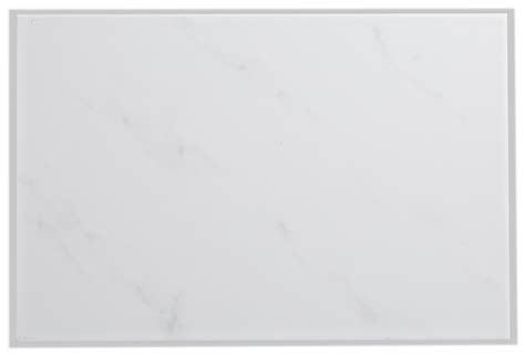White Gloss Ceramic Wall Tile Pack Of 8 L450mm W300mm