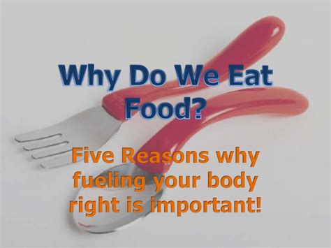 ppt why do we eat food powerpoint presentation free download id 2339719